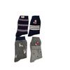Socks Girls Thickened Plush Stripe Embroidery Cartoon Puppy Mid-Leg Socks Trendy Cute Pile Of Socks