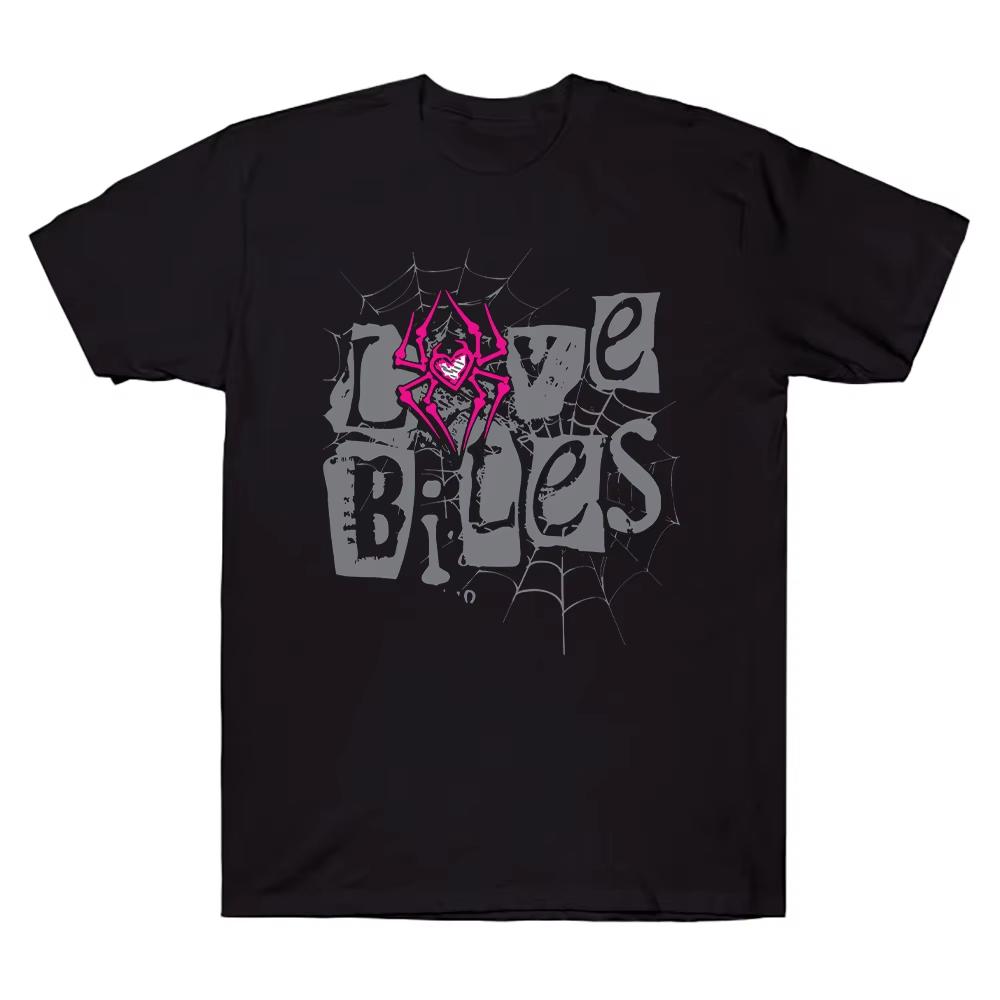 AJ Lee Love Bites Classic Essential TShirt Vintage High Street Oversize Streetwear Women Men Cotton Oneck Short Sleeve Summer S