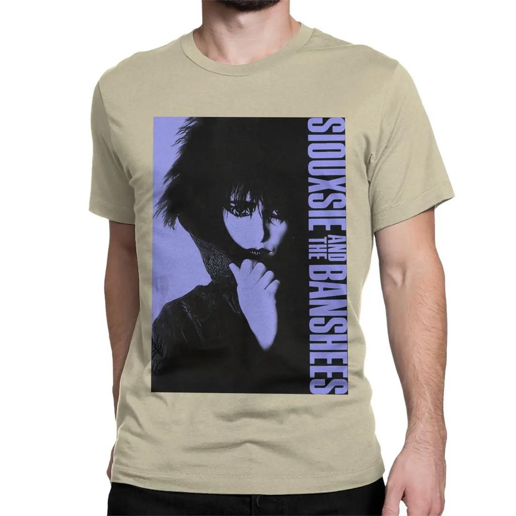 Rock British Punk Music Hip Hop Gothic T Shirt Siouxsie And The Banshees 100% Cotton Tops Casual  Tee Shirt Summer T-Shirts
