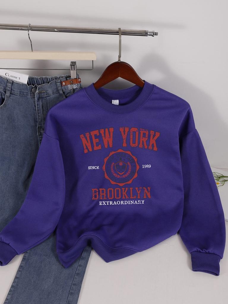 Damskie bluzy dresowe casualowe z nadrukami literowymi Chicago USA, pulower modny z okrągłym dekoltem, oversize, hoodie z polaru, ciepłe ubrania jesienne dla kobiet