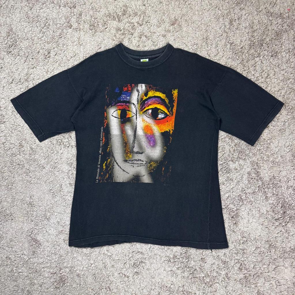 Vintage Art La Biennale di Venezia 1895-1995 Centenario Tee SIZE L