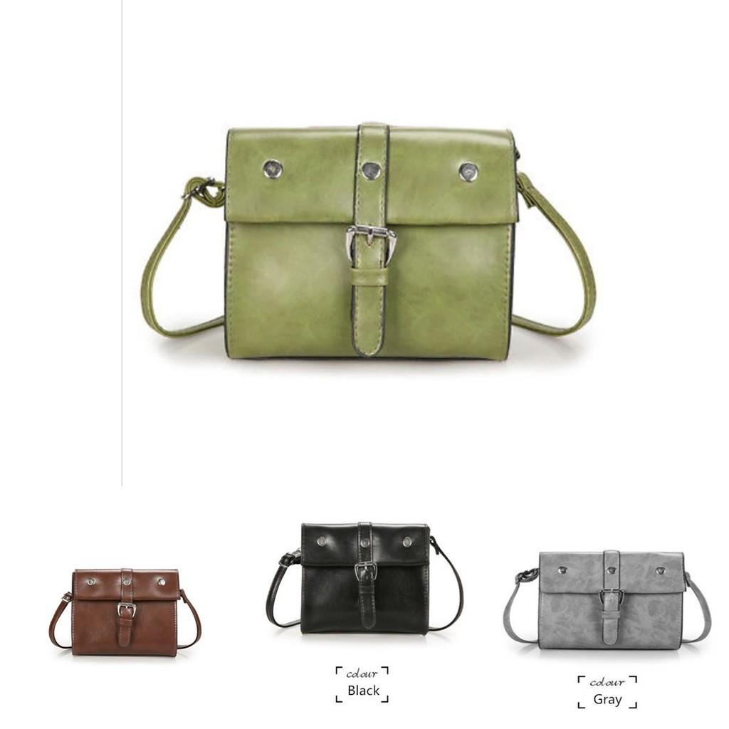 Chic Small Square Pu Leather Bag For Women In Brown With Retro Style And Modern Elegance