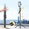 TT07 Telescopic Selfie Stick 1760mm Tripod with AI Face Tracking 360 Degrees Rotation Wireless Remote Control for Phone