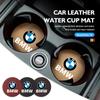 2Pcs Car Suede Coaster Anti-Slip Water Cup Pad Auto Interior Accessories For E46 E90 E60 F10 E39 F30 E36 E87 E90 E30 E53 F31 CVB2