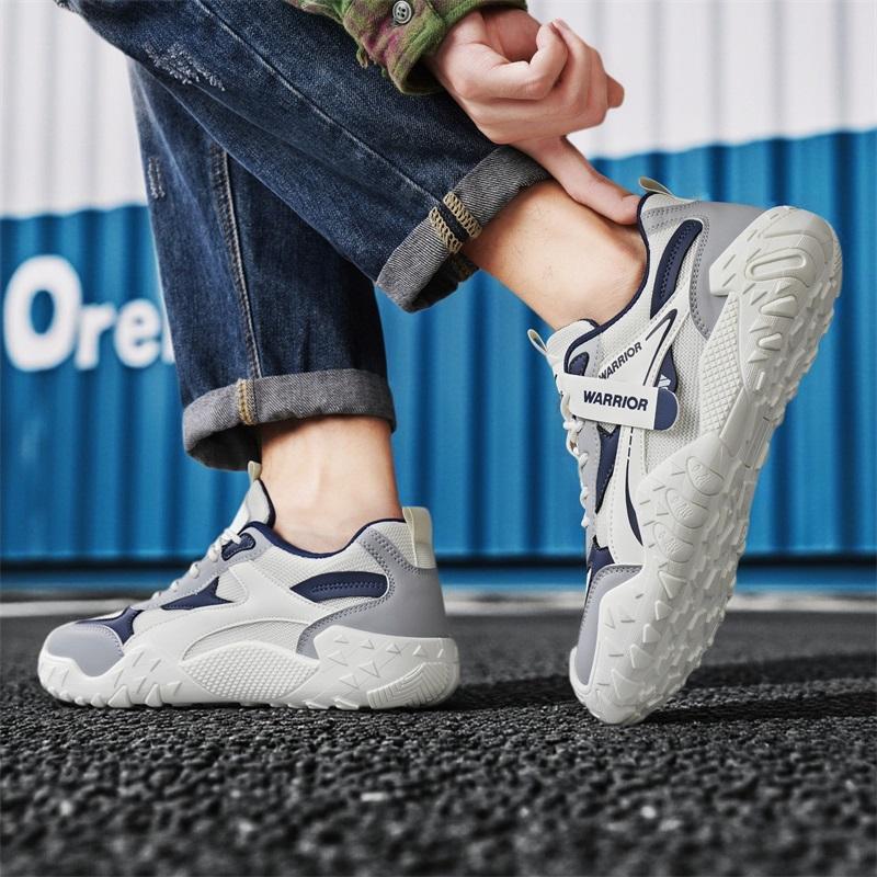 Warrior Trendy Versatile Fashion National Style Simple Commuting Durable Lightweight Low-Top Casual Shoes Men sneakers WXY-N872N03