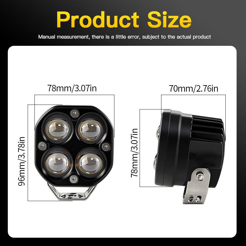 1 Set Universal Super Bright Headlamp For Honda Rebel 1100 REBEL CMX250 CMX500 CMX300 Grom 125 MSX125 GROM MSX 125 LED Moto Part