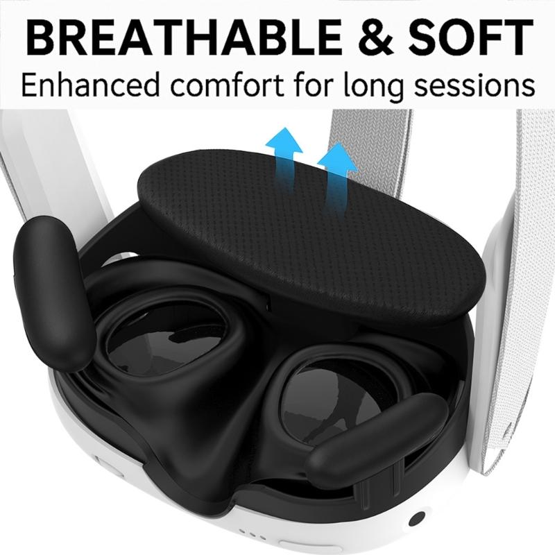 Adjustable VR Headset Face Cushion Sweatproof Design Easy Clean for VR Headset Face Cover Pad