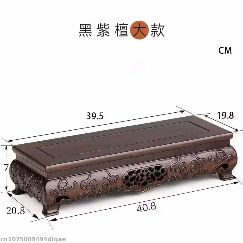 2 Types High Quality Miniature Table Figurines Vase Flower Pot Sorting Table Tea Sets Pedestal Bonsai Shelf Incense Burner Stand