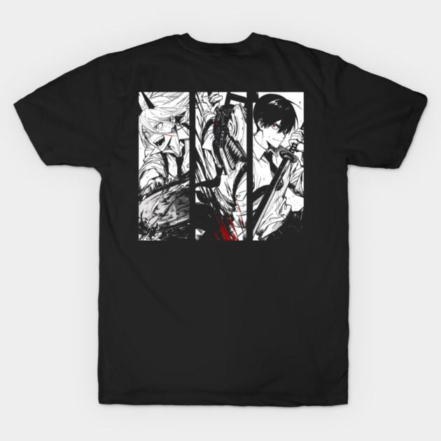 Asian Size Cotton Unisex Tshirt Print T-shirt Akaza And Tanjiro Kamado Manga Panel T-shirt No-Cut Print Regular Fit