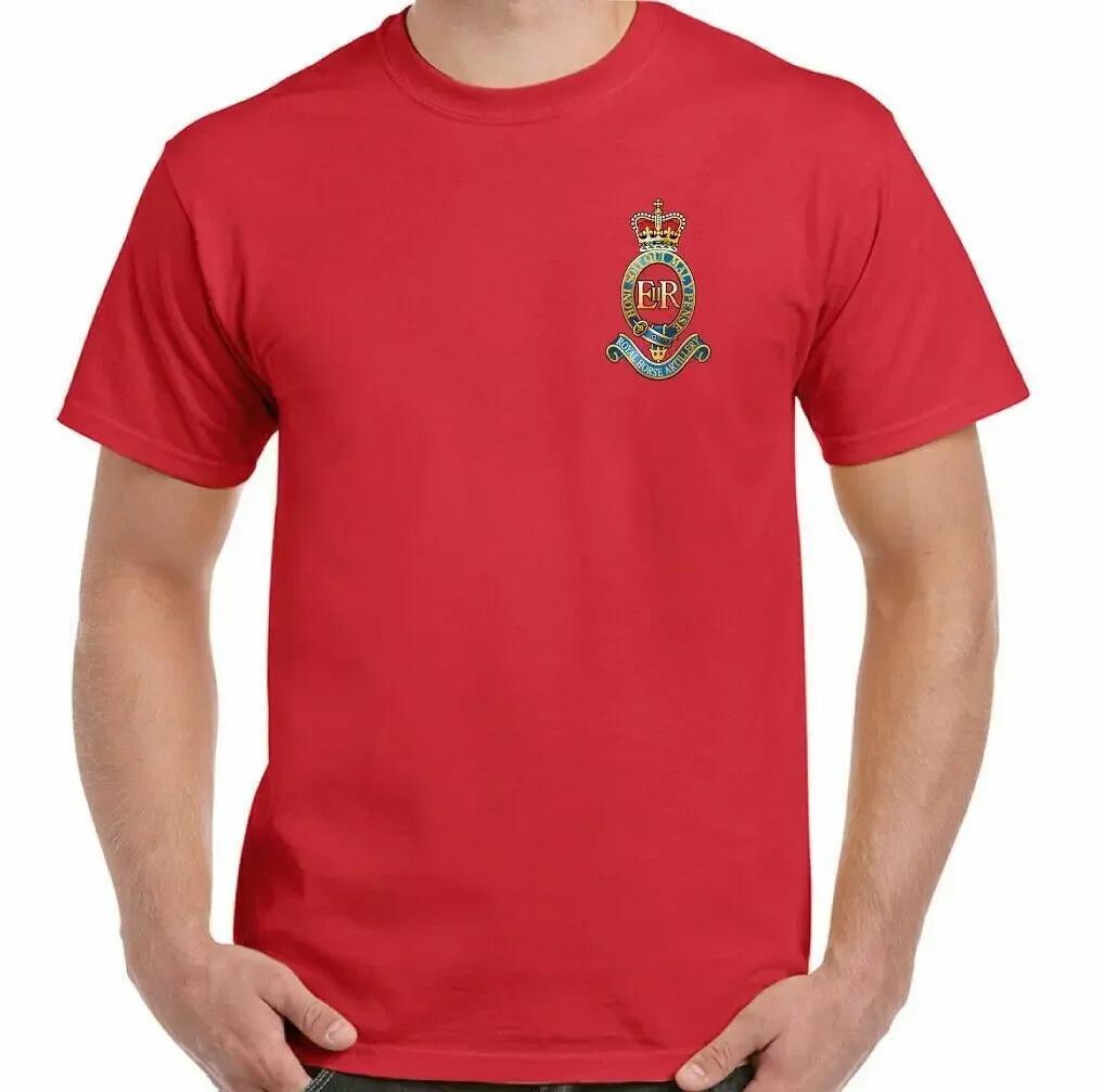 British Army The Royal Horse Artillery Gunners T-Shirt 100% Cotton O-Neck Summer Short Sleeve Casual Mens T-shirt Size S-3XL S