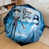 1 Stück Corpse Bride Automatisches Öffnungs-/Schließschirm Kompakter Faltbarer Schirm mit 8-Rippen-Gestell leichtes Design, für Damen/Herren1238A