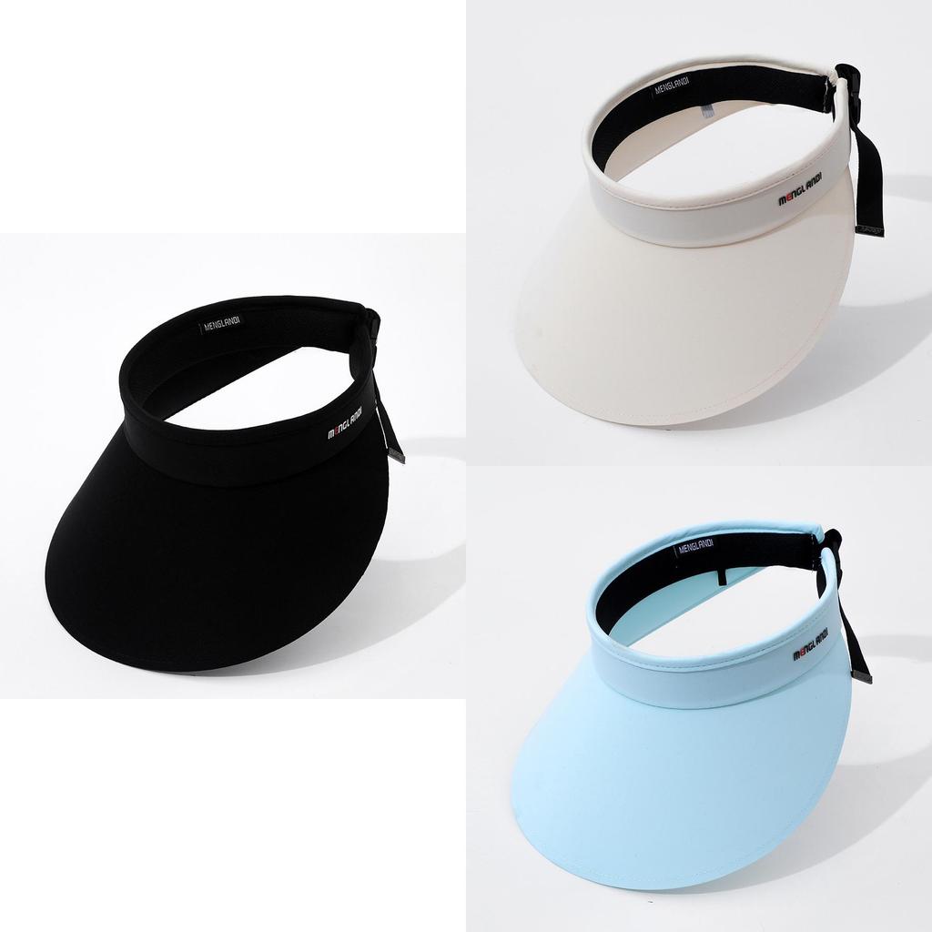 Simple Style Uv Protection Sun Hat Fashionable Wide Brim Sun Cap Adjustable Size For Women