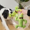 Manufacturer Cute Cucumber Design Bite Resistant Dog Plush Chew Toy