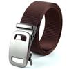 Men's Automatic Toothless Nylon Canvas Outdoor Belt