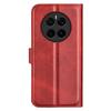 For Honor Magic7 5G Stand Case Anti-Scratch Calf Texture Leather Phone Cover