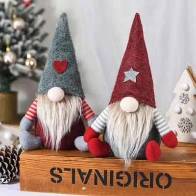 Cross-Border Christmas Faceless Elf & Rudolph Decoration - European & American Style Creative Ornaments