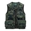 Men's Casual Outdoor Unloadable Multifunctional Reporter Travel Photography Mesh Quick Drying Fishing Vest Men
