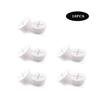 10PCS Desktop Cable Sealing Ring, Flexible Silicon Cable Hole Cover, Wire Finisher, Cable Passing, White/Black Round Washer