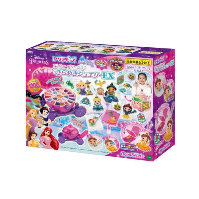 Sada postaviček Aquabeads Princezna šumivé šperky Certifikace ST Mark pro děti od 6 let Hračka Vodní tyčinky s hračkou na výrobu vody Aquabeads Epoch