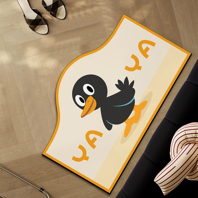Toilet Diatom Mud Cartoon Household Absorbent Foot Mat Mat Toilet Mat Mat Home Mat Absorbent Non-slip