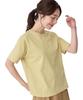 Petit Honfleur Cooler Touch Round Hem Size M T-Shirt, Women's, 521971, Yellow,