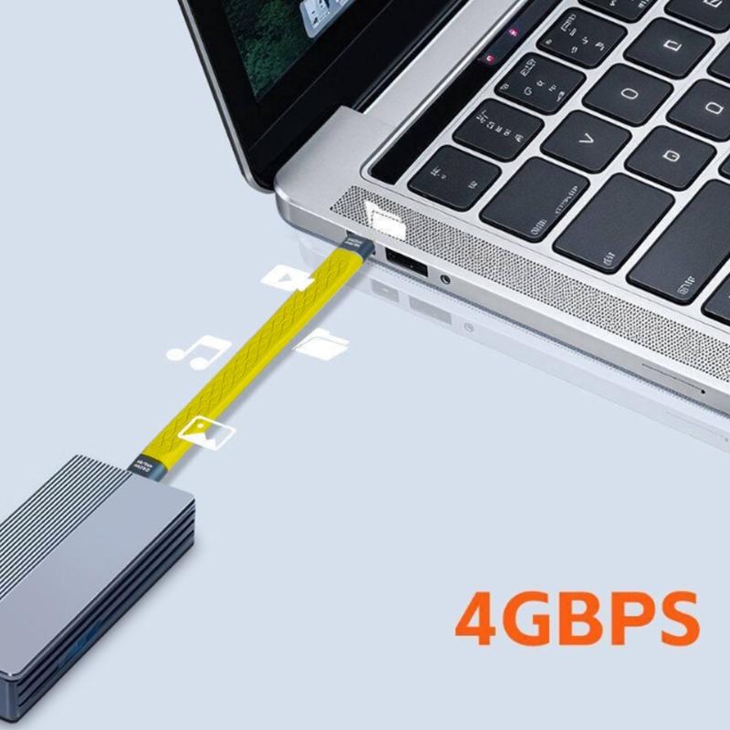 Usb-4 Cable 240W Fast Charging 40Gbps Data Transfer 8K Display Supports Keychain Design for Laptop Phone Tablet