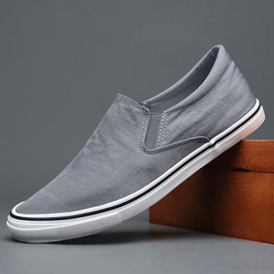 Fashion New Casual Shoes Men Loafers Spring Flat with Canvas Low-slip Breathable Shallow Rope Light Shoes Deodorant Kiu89
