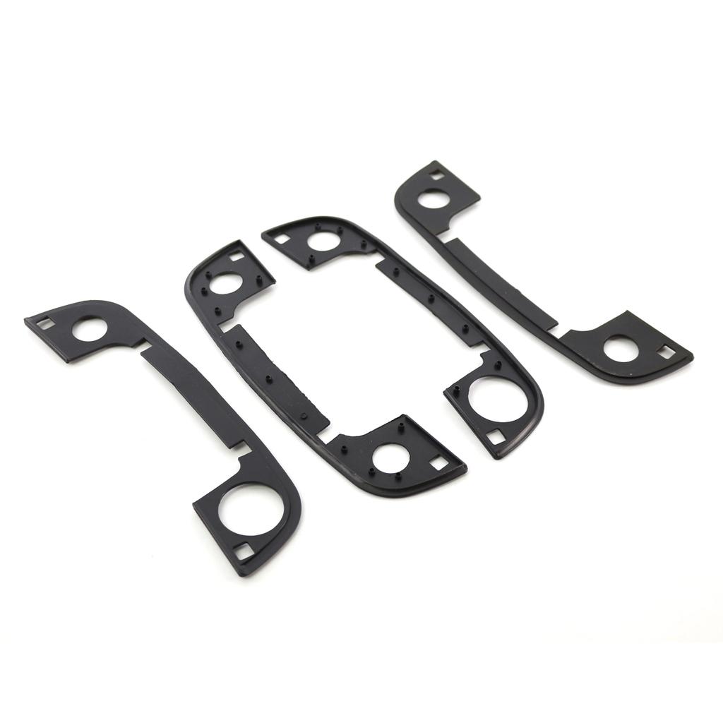 4PCS/set Car Exterior Set Door Handle Rubber Seal Gaskets For BMW E36 E34 E32 3 5 7 Series 1992-1999 4-Door Rubber Seal
