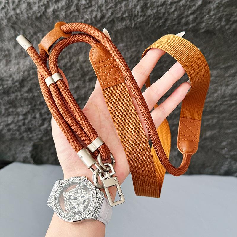 150Cm Adjustable Upgraded Widened Shoulder Mobile Phone Lanyard Camera Rope High-End Decompression Phone Hanging Rope