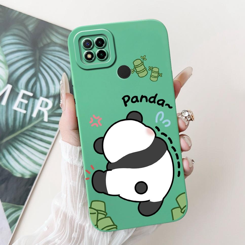 New For Xiaomi Redmi 9C 6.53" Case Cartoon Panda Soft Silicon Back Cover For Redmi 9C NFC lovely Animal print Phone Case Funda