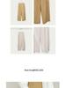 Women's Spring Drape Twill Tencel Cotton Wide-Leg Elastic Waist Pants - Versatile Workwear and Casual Slim Trousers