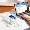 Power Strip Surge Protection Multi Socket 6 Outlets UK/US/EU Plug 1.8m Extension Cord with Type C 4USB Port Electrical Table Socket