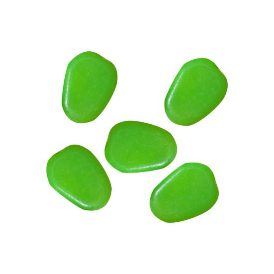 4.5cm Luminous Stones Dark Pebbles Fish Tank Glow In The Aquarium Rocks Pebbles