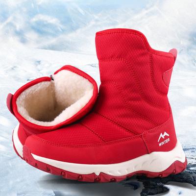 Winter Snow Boots Women Casual Comfort Warm Ankle Boots Outdoor Waterproof Non-slip Plus Velvet Short Boots