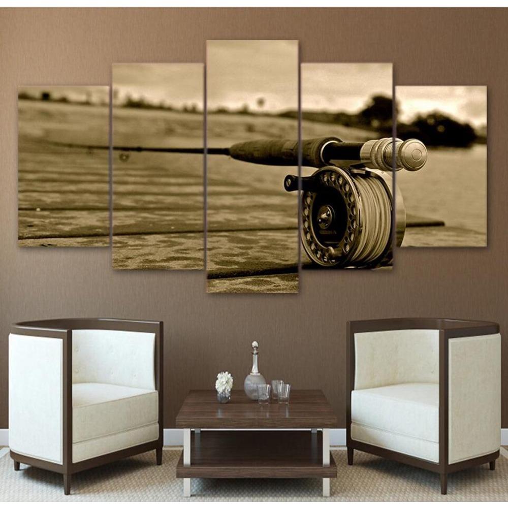 

5 Panel Canvas Wall Art Painting For Home Interior Wall Decoration 20X35 20X45 20X55CM