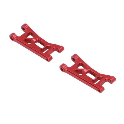 2PCS Front Lower Suspension Arms Set Alloy RC Front Lower Arm Replacement for 1/24 RC Car Upgrade Parts Red