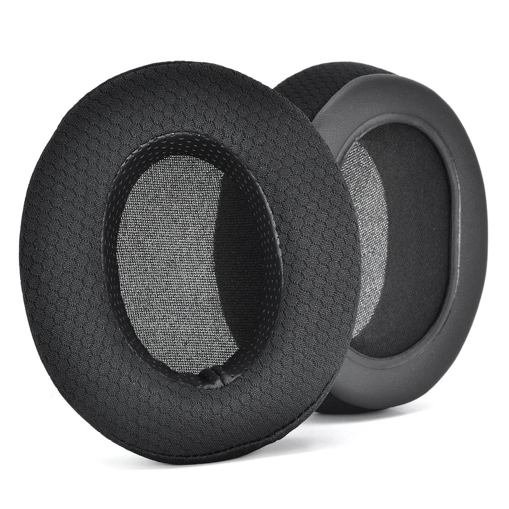 YAYINCC Soft Foam Breathable mesh fabric Ear Pads For Brainwavz HM5  Headset Earmuffs Repairing Parts