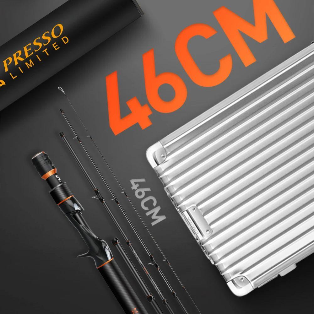 Portable Multi-sections Carbon Fishing Rod Adjustable 1.98 To 2.13m M/F Action Long Cast 4+1Sec High Carbon Ultra Light Travel-specific Fishing Rod