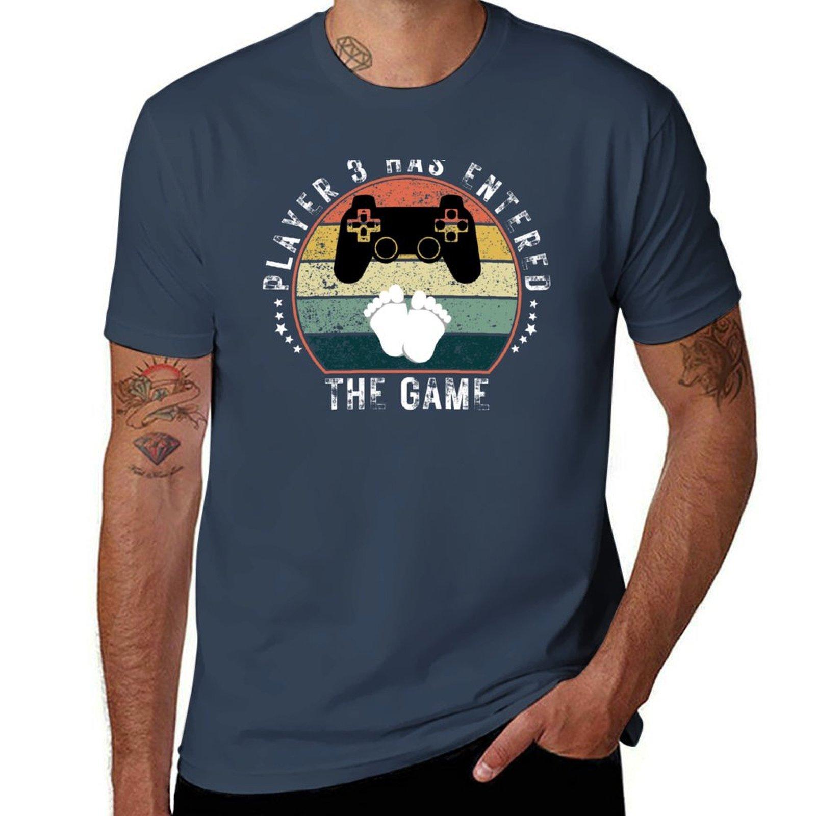 Player 3 Has Entered The Game Tshirt Plus Size Basic Short Sleeve Top S