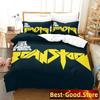3D Arctic Monkeys Beding Set Print Bed Linen Set With Pilowcase Bed Soft Duvet Cover Soft Single Double Quen Super King-Sized Dimensionsd Dimensions