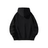Li Ning Sports Fashion Series Printed Logo Casual Pullover Hoodie Unisex Hoodies Black LN-YWDU481-1