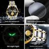 OPK Dual Calendar Quartz Watch Men's Watch Men's Watch