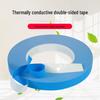 High-Temp Resistant Blue Thermal Conductive Double-Sided Tape for LED Strips—Thickened Adhesive with Fiberglass Insulation for Heat Dissipation