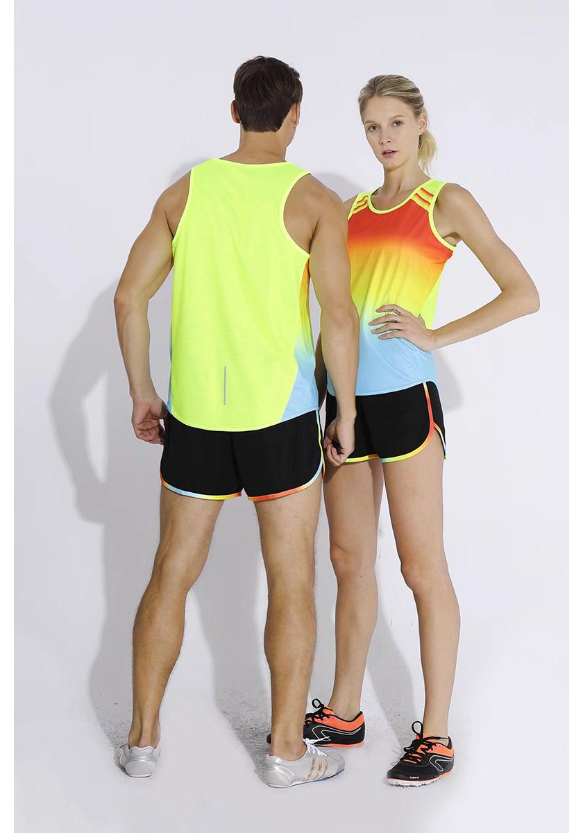 Men s Quick-Dry Running Set - Marathon Vest  Shorts for Track, Field, and PE Tests. Women s XL