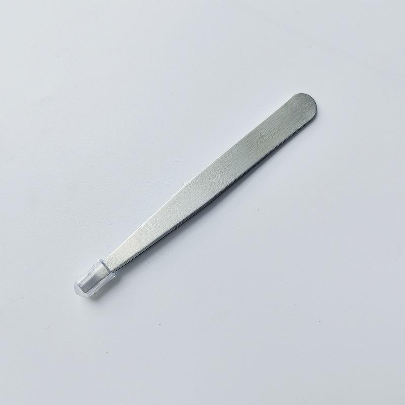 

В наличии Высококачественный пинцет для бровей из нержавеющей стали с косым кончиком - Инструменты для красоты и ресниц