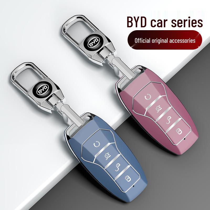 Compatible Key Cover for BYD Han EV, Tang DM/MAX, Song Pro, Qin PLUS, Yuan Models - Women’s Shell Buckle Bag