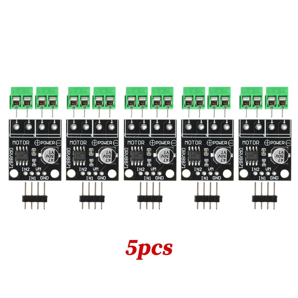 5/1Pcs DRV8871 DC 6.5-45V H-Bridge Motor Driver Module 3.6A Brushed DC Motor Control PWM 10A Sinking Source for DIY Robot