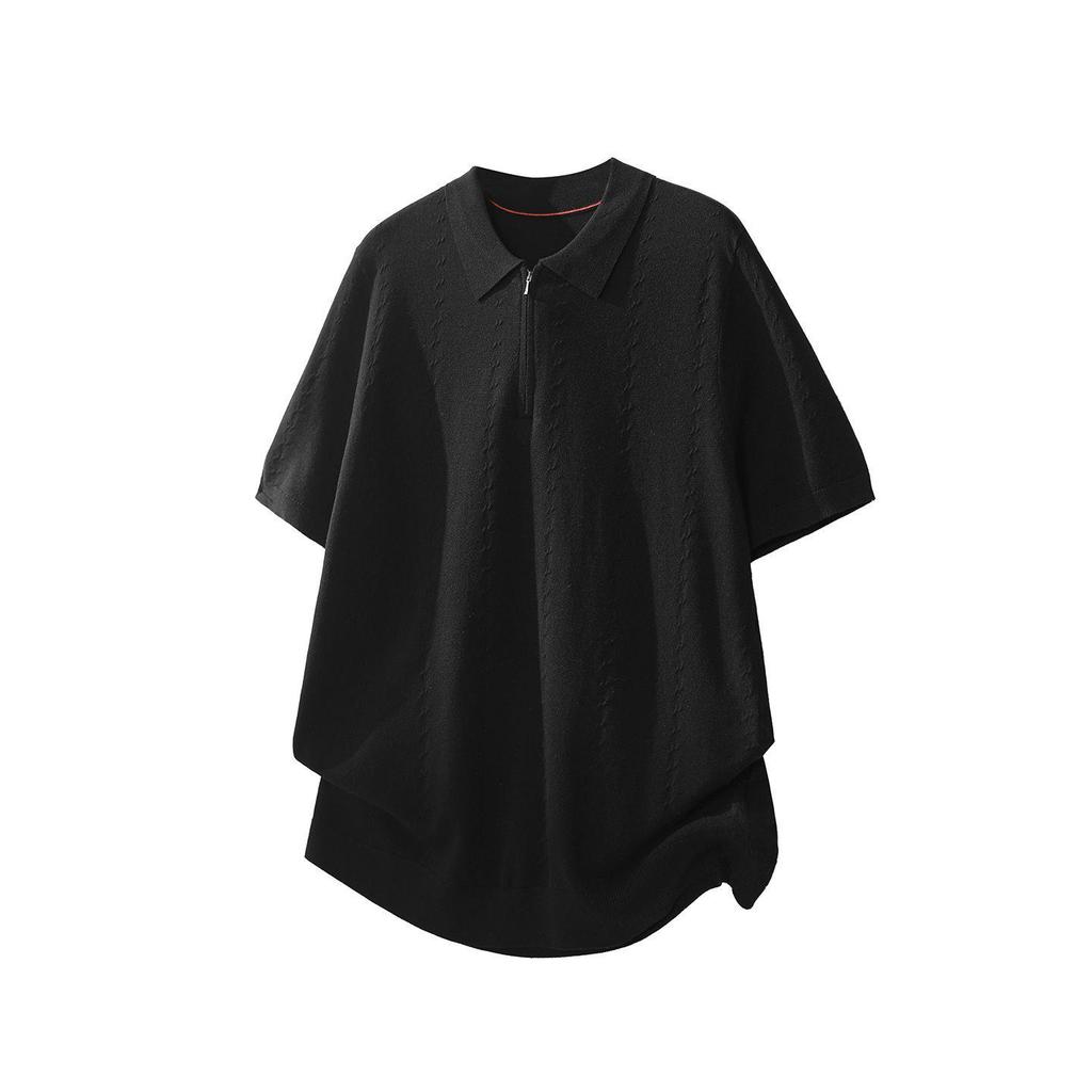 2026 Trendy Japanese Style Men's Loose Knit Short Sleeve 