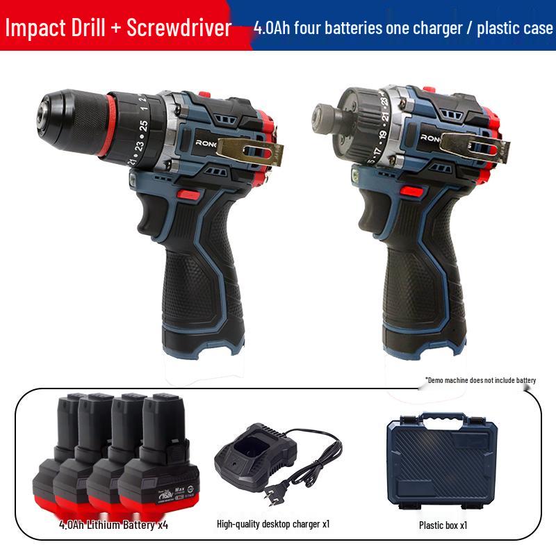 Compact Rechargeable Brushless Torque Screwdriver & Drill