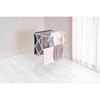 LIV PLUS Indoor Clothes Drying Rack, Foldable, Compact, Stand, Flat Drying, 81cm Wide X 60cm Deep X 103cm High, White, NY-321